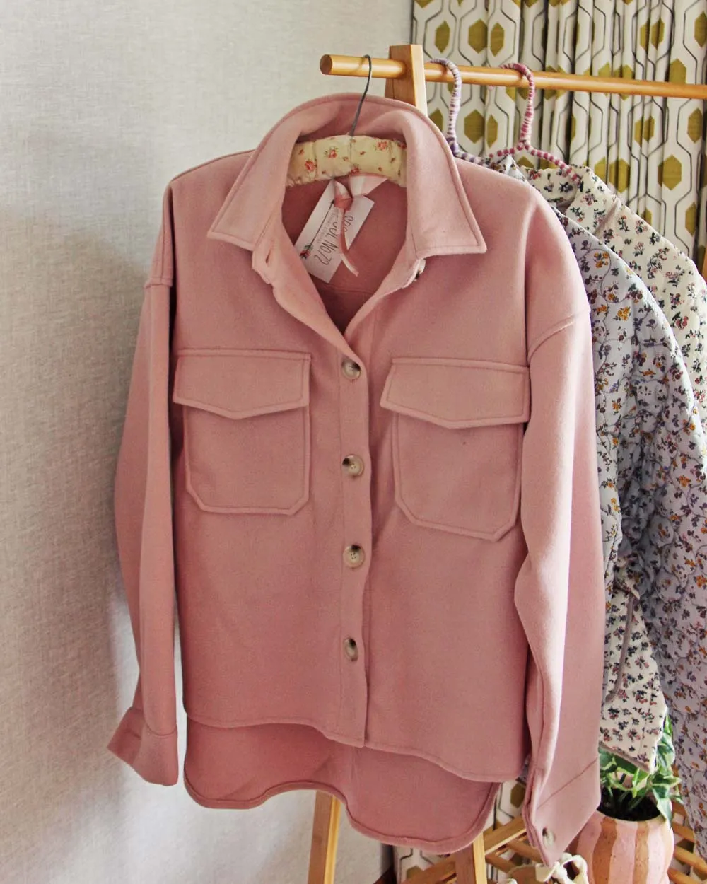 Spring Sage Shirt Jacket