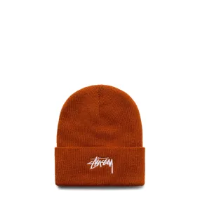 STOCK CUFF BEANIE PUMPKIN | Bodega