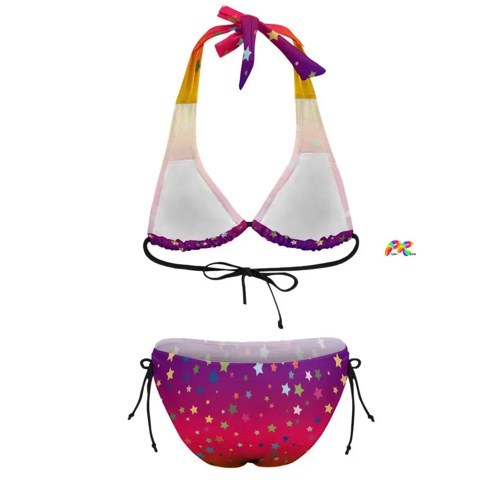 Sunset Stars Plus Size Bikini