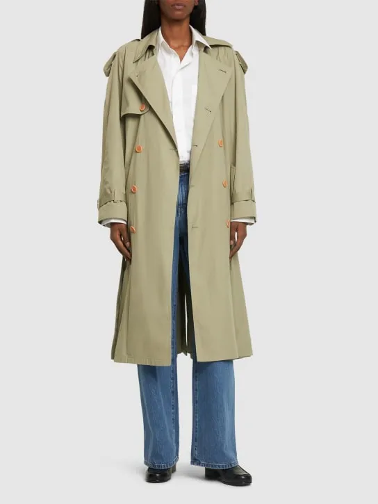 The Row   June cotton gabardine trench coat 