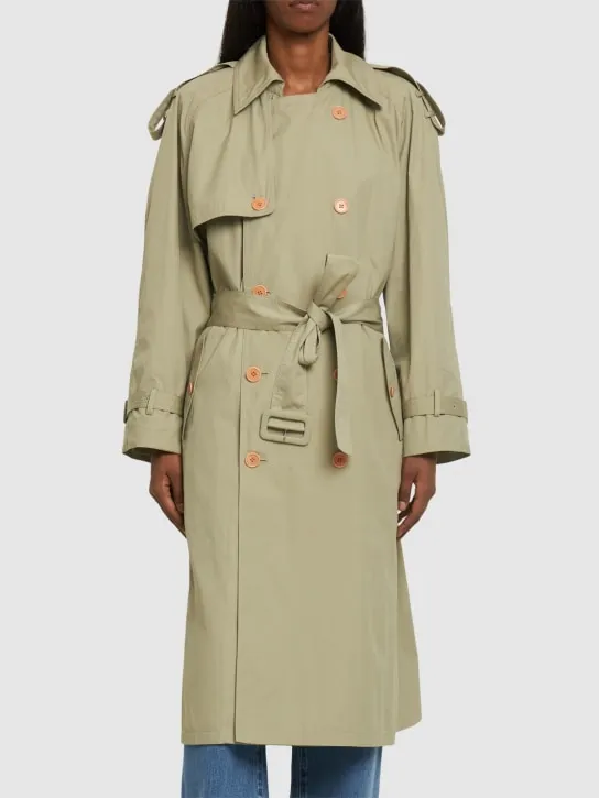 The Row   June cotton gabardine trench coat 