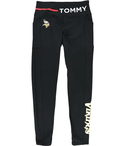 Tommy Hilfiger Womens Minnesota Vikings Compression Athletic Pants, TW2