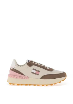 Tommy Jeans Textured Essential Trainer, Dusky Taupe