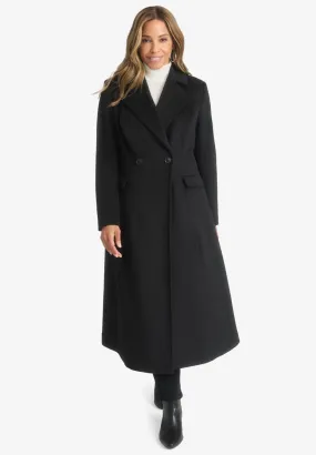 Trapeze Wool-Blend Coat