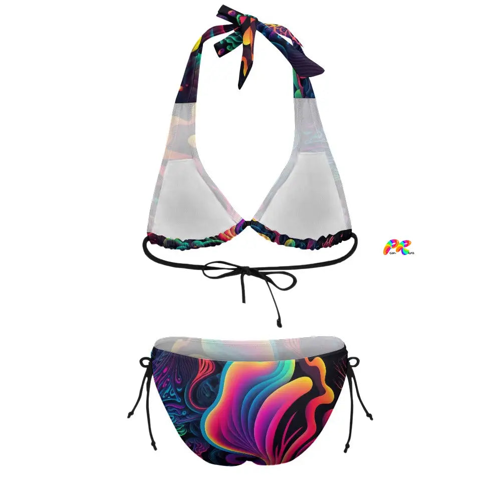 Underwater Flow Plus Size Rave Bikini