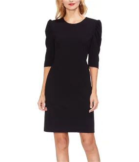 Vince Camuto Womens Puff Sleeve Sheath Dress