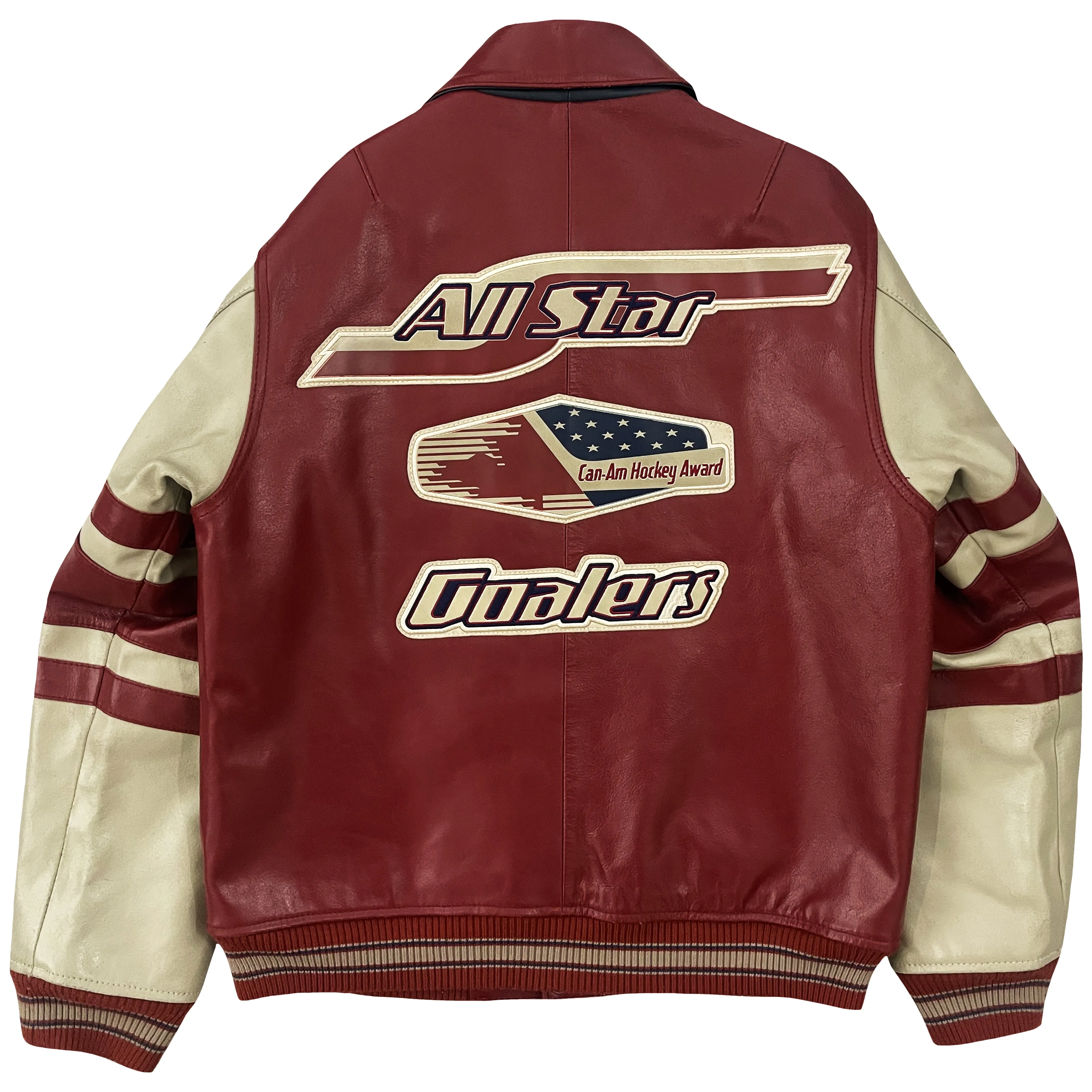 Vintage Avirex Leather Varsity Jacket