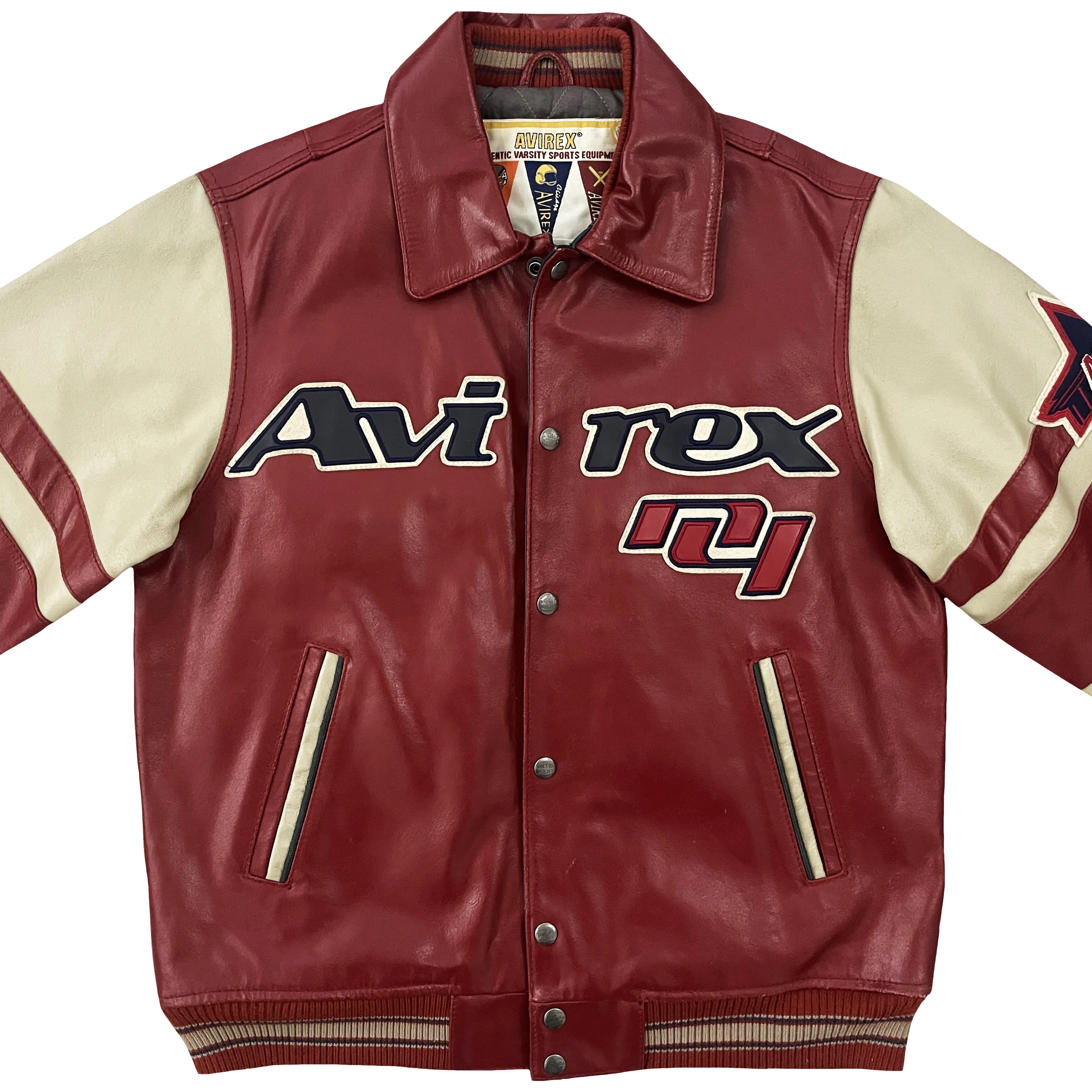 Vintage Avirex Leather Varsity Jacket