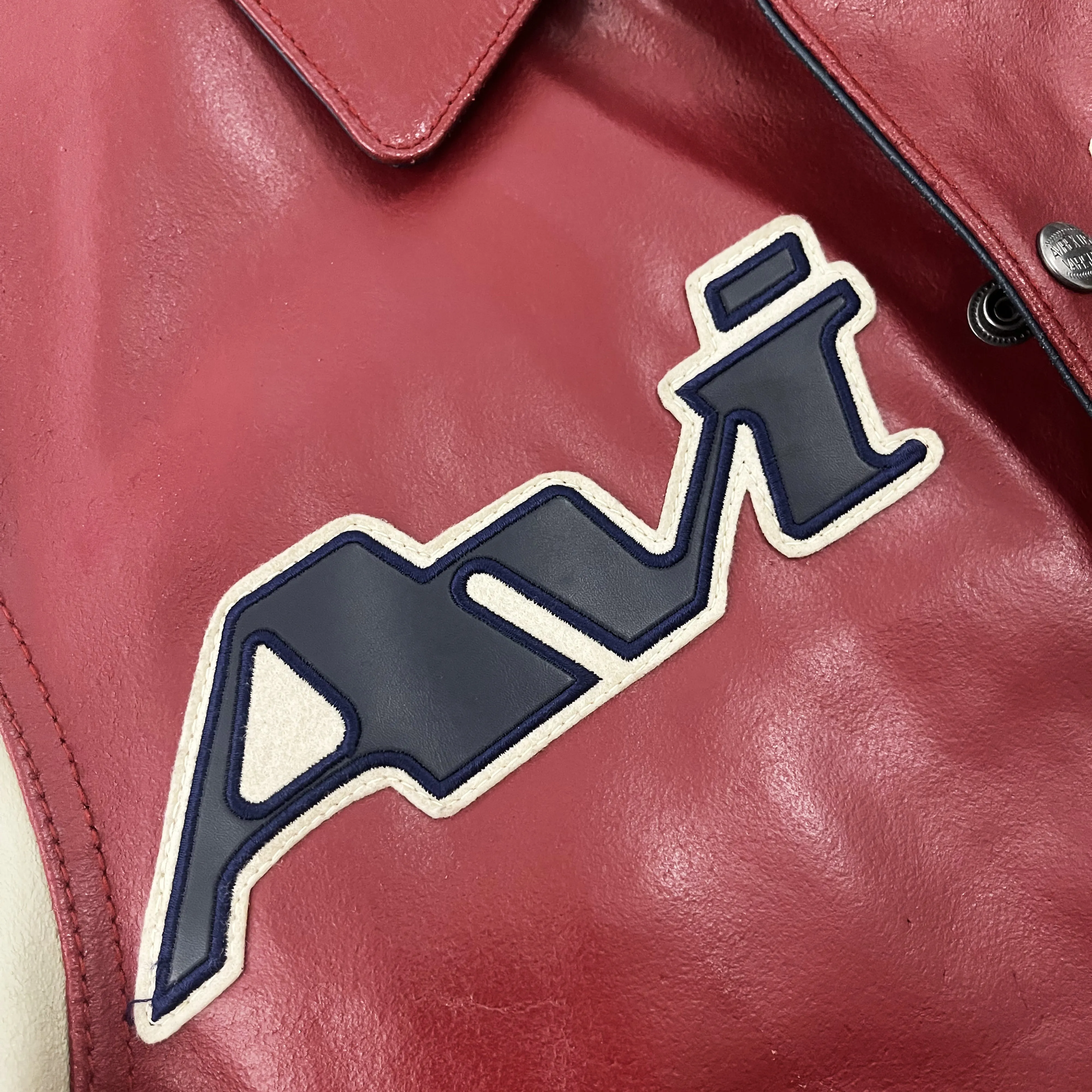 Vintage Avirex Leather Varsity Jacket