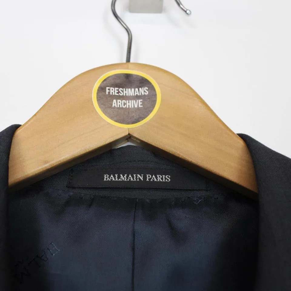 Vintage Balmain Paris Wool Blazer Jacket Medium