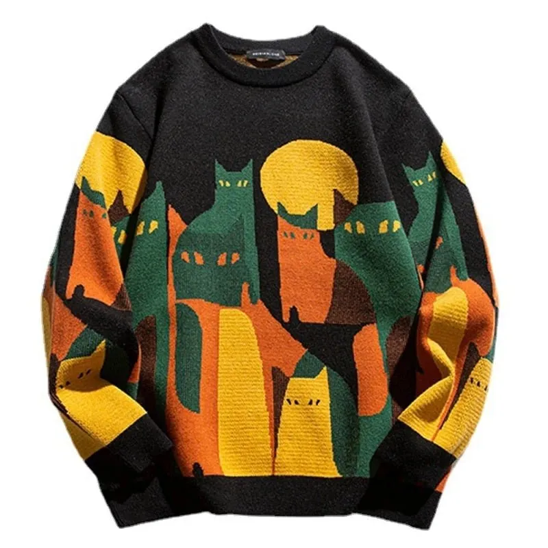 Vintage Desert Cats Sweater