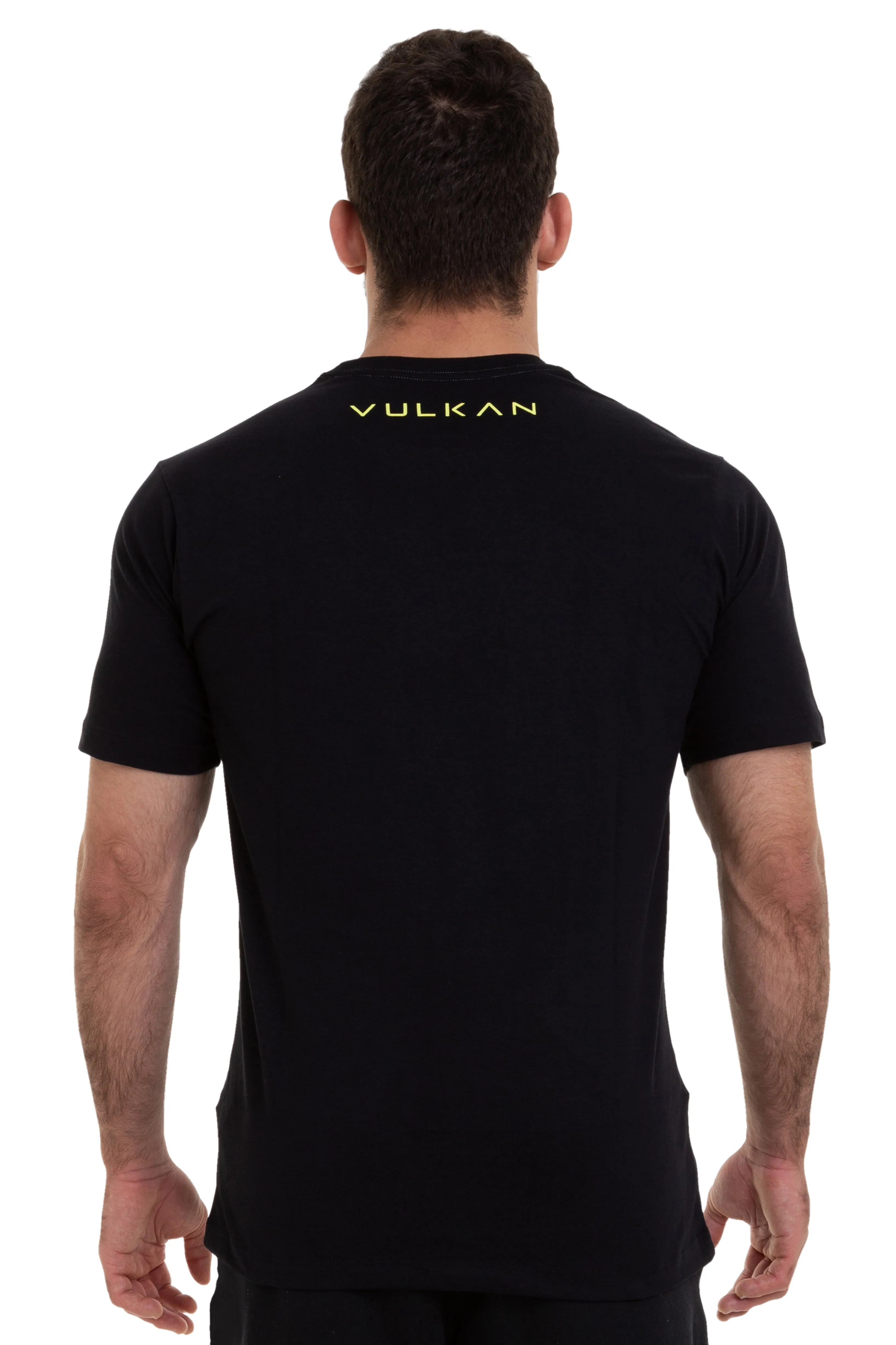 VULKAN MASK T-SHIRT - BLACK