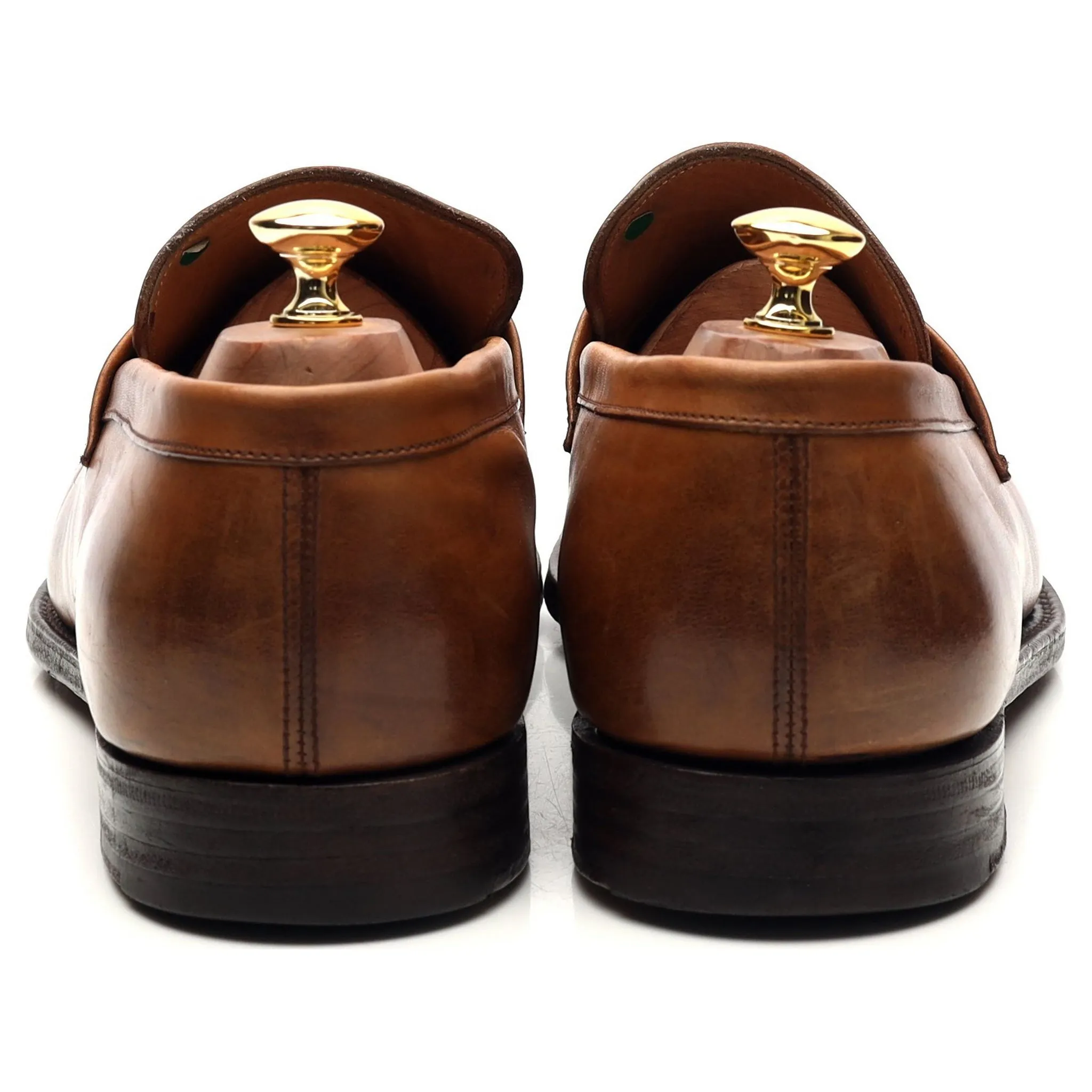 'Wesley' Brown Leather Loafers UK 10.5 G