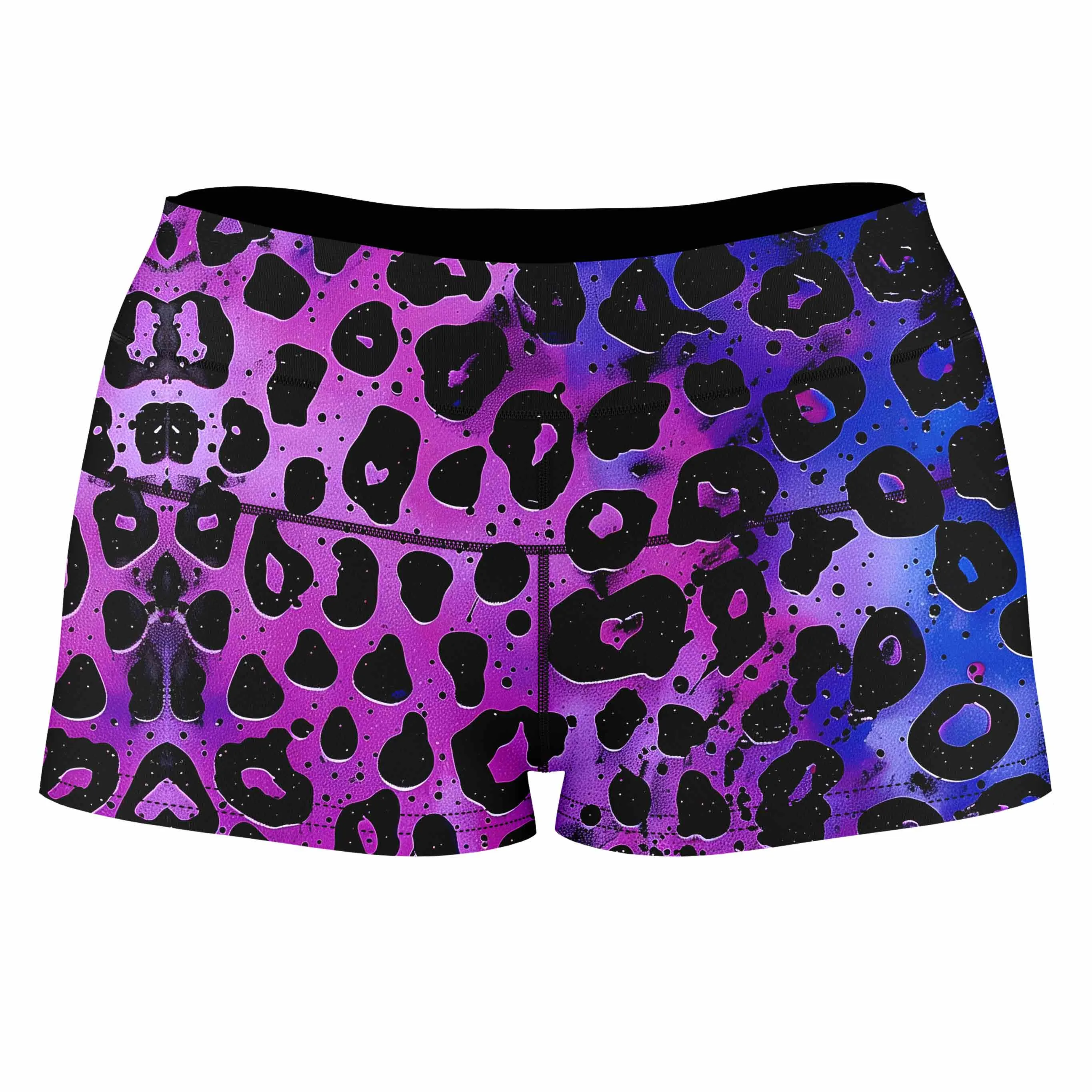 Wild Midnight High-Waisted Women's Shorts