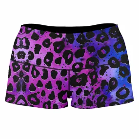 Wild Midnight High-Waisted Women's Shorts