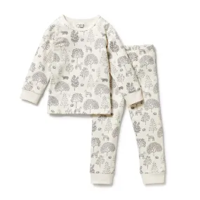 Wilson & Frenchy Organic Long Sleeved Pyjamas - Woodland