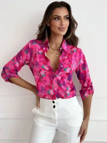 Women's Blouse Long Sleeve Blouses Casual Printing