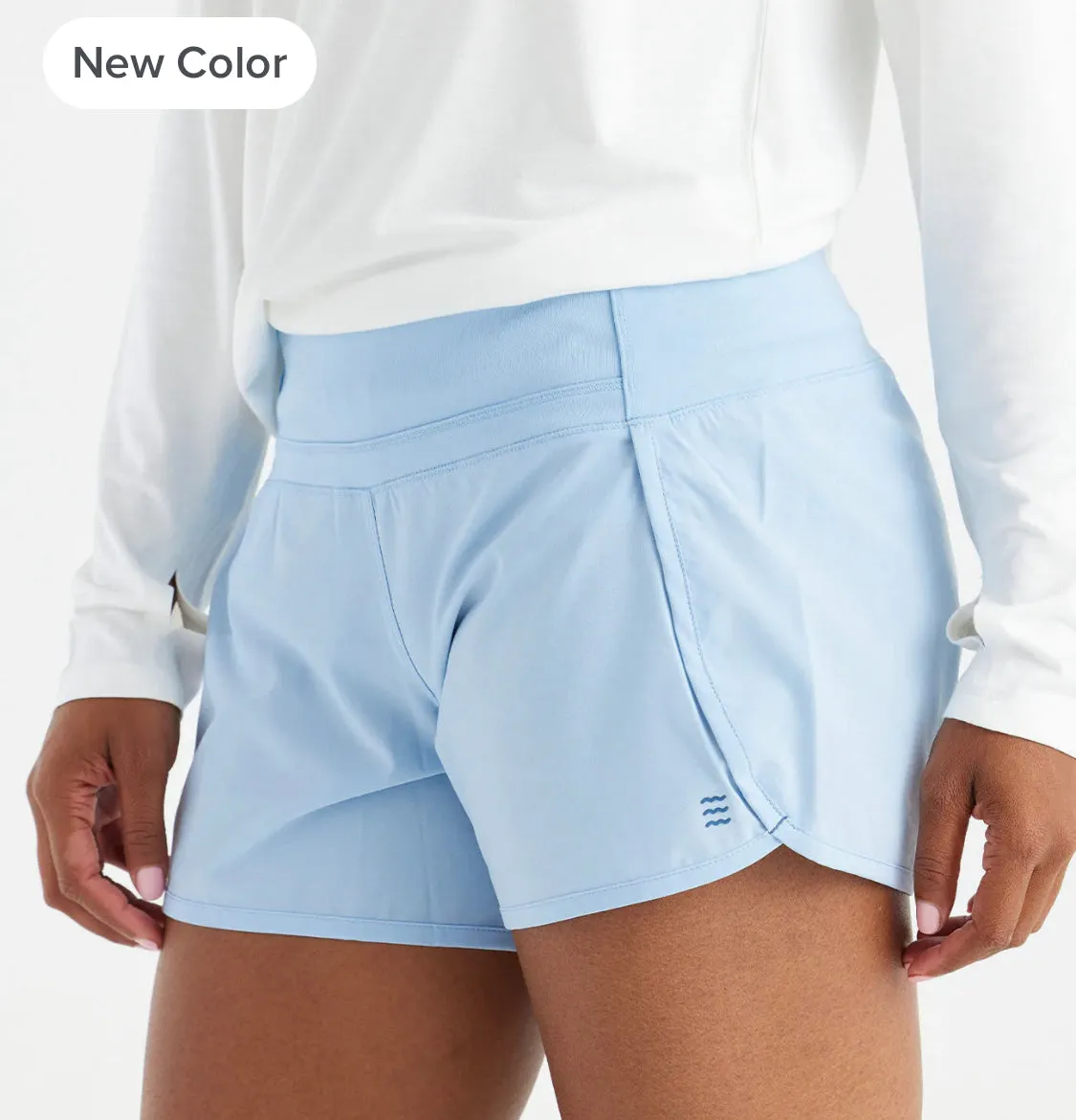 Women's Bamboo-Lined Breeze Shorts - Lightweight, Breathable Comfort with Eco-Friendly Fabric for Active Days