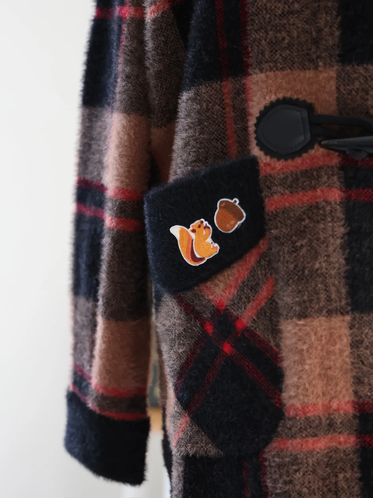 Woodland Duffle Knit Jacket (orange)