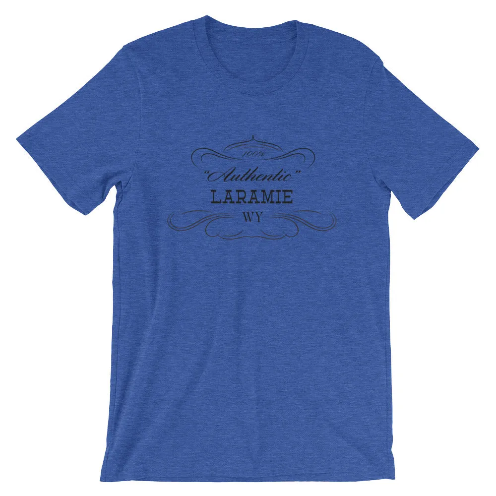 Wyoming - Laramie WY - Short-Sleeve Unisex T-Shirt - Authentic