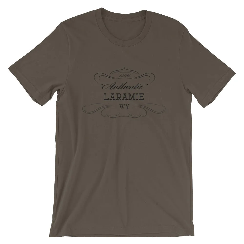 Wyoming - Laramie WY - Short-Sleeve Unisex T-Shirt - Authentic