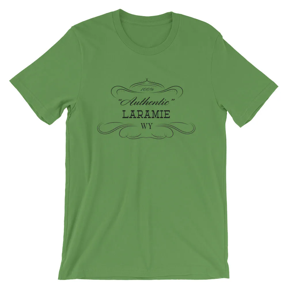 Wyoming - Laramie WY - Short-Sleeve Unisex T-Shirt - Authentic