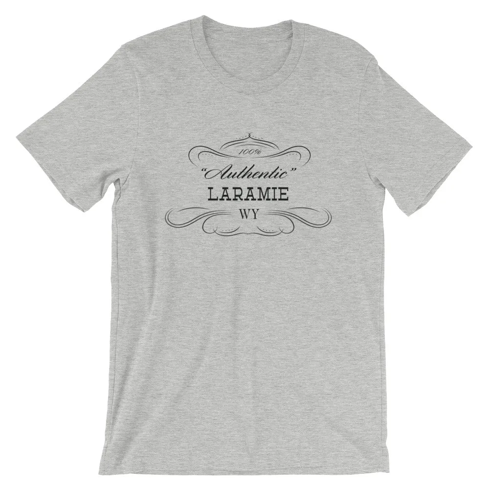 Wyoming - Laramie WY - Short-Sleeve Unisex T-Shirt - Authentic