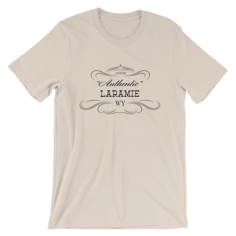 Wyoming - Laramie WY - Short-Sleeve Unisex T-Shirt - Authentic