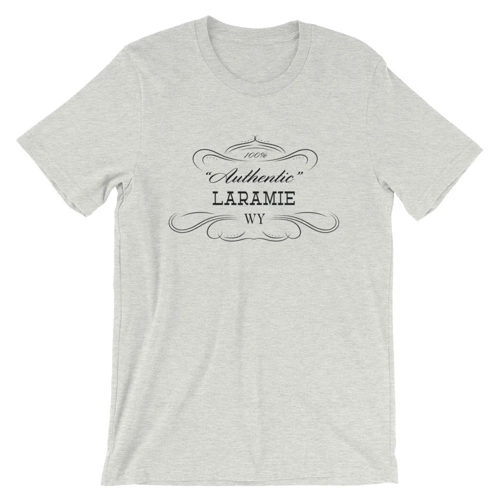 Wyoming - Laramie WY - Short-Sleeve Unisex T-Shirt - Authentic